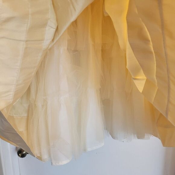 Mademoiselle Charlotte raw silk with underskirt royal dress - Picture 10 of 13